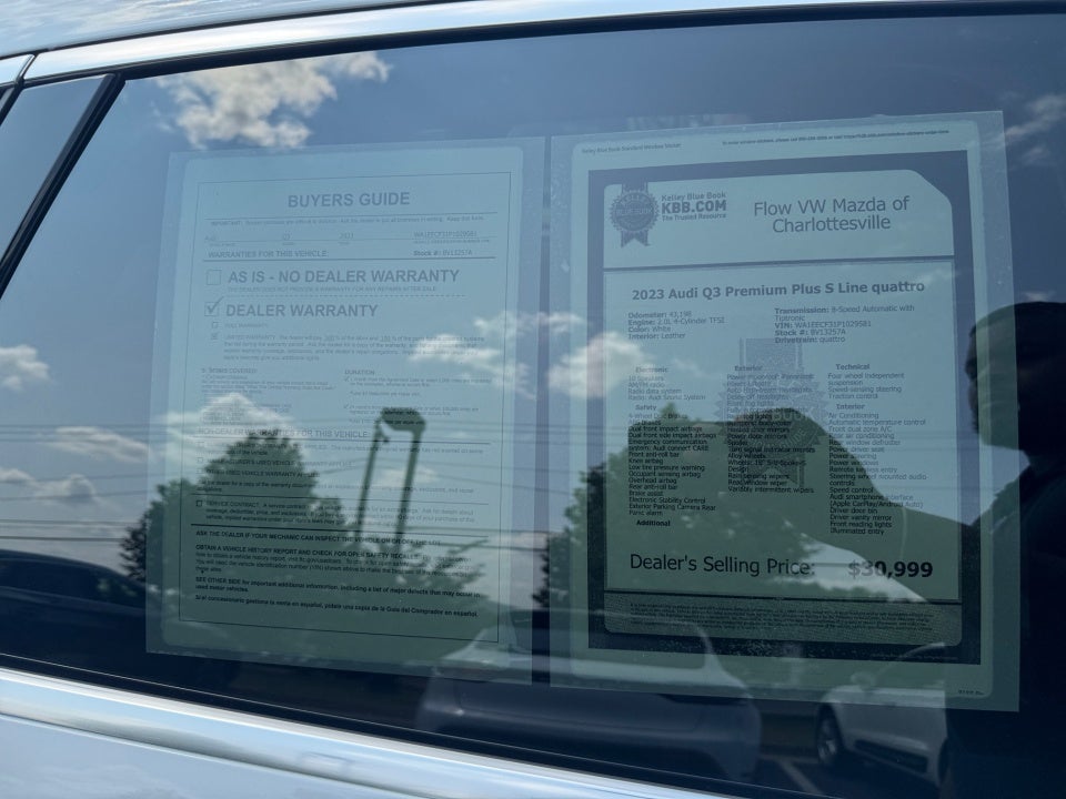 2023 Audi Q3 Premium Plus 45 TFSI S line quattro Tiptronic
