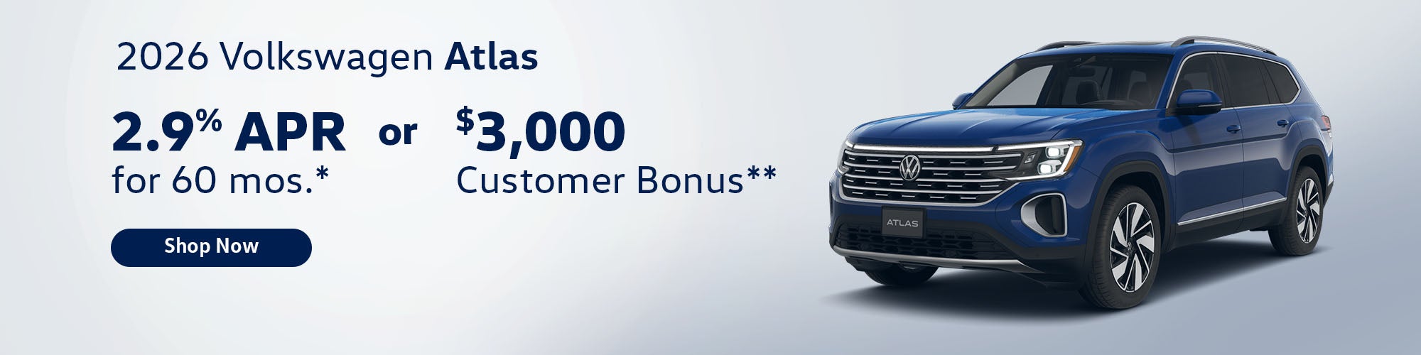 2026 Volkswagen Atlas at Flow Volkswagen of Durham in Durham NC